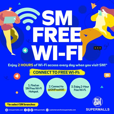 sm piso wifi|SM Supermalls Gives Two Hours of Free Wi.